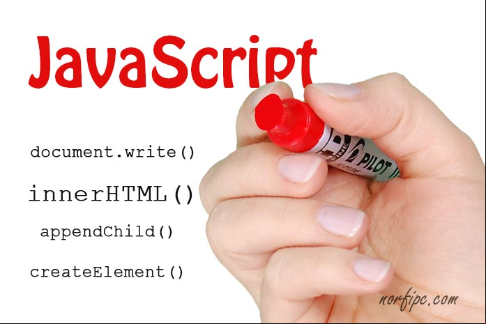 Como escribir con JavaScript texto y elementos en páginas web Como escribir con JavaScript texto y elementos en páginas web